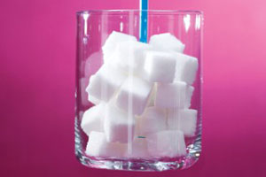 即使只是「微糖」含糖量相當於10顆方糖!