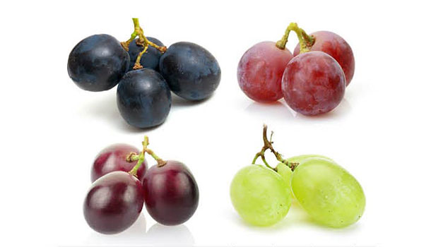 葡萄：紫色補血氣、黑色消疲勞