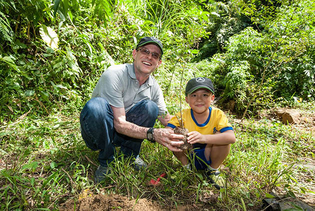 German CEO Takes Lead in Local Reforestation