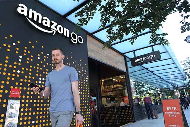 全球首家無人商店Amazon Go。