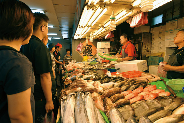 竹圍漁港 生猛魚市場